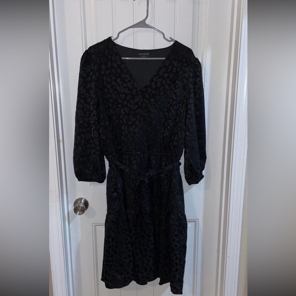 Lane Bryant Black Cheetah Dress